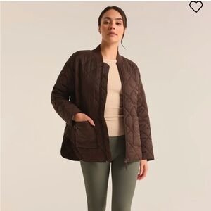 Z supply NWT SUNRISE QUILTED NYLON BOMBER JACKET size small